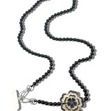 Hand-painted Dianthus Crossbody Phone Chain