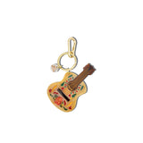 Hand-painted Dia De Las Brujas Guitar Bag Charm + Key Chain