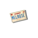 Hand-painted Melrose License Plate Claw Hair Clip | Eco-Friendly