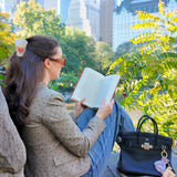 Hand-Painted Cafe Coffee Cup Heart Claw Clip | Eco-Friendly