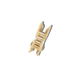 Hand-Painted Scarf Kitten Claw Clip | Eco-Friendly