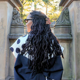 Hand-Painted Coquette Puppy Claw Clip | Eco-Friendly