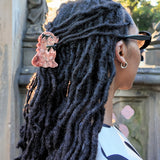 Hand-Painted Coquette Puppy Claw Clip | Eco-Friendly