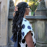 Hand-Painted Coquette Puppy Claw Clip | Eco-Friendly