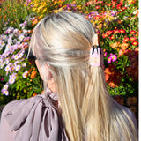 Hand-Painted Rosé Claw Clip | Eco-Friendly