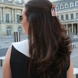 Hand-Painted Rosé Claw Clip | Eco-Friendly