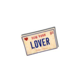 Hand-Painted Lover License Plate Claw Clip | Eco-Friendly