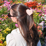 Hand-painted Lover Heart Claw Clip | Eco-Friendly