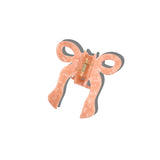 Hand-painted Coquette Bow Claw Hair Clip | Eco-Friendly