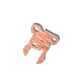 Hand-painted Coquette Bow Claw Hair Clip | Eco-Friendly
