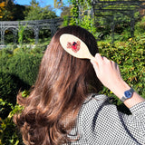 Hand-Painted Love Teddy Amazing Hair Day Brush | Eco-Friendly