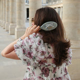 Hand-painted Baby Blue Bow Amazing Hair Day Brush | Eco-Friendly