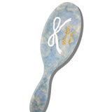 Hand-painted Baby Blue Bow Amazing Hair Day Brush | Eco-Friendly