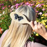 Hand-Painted Swallowtail Amazing Hair Day Brush | Eco-Friendly