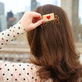 Hand-Painted Love Mail Pocket Comb | Eco-Friendly