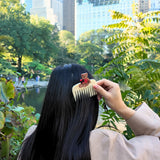 Hand-Painted Love Teddy Pocket Comb | Eco-Friendly