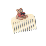 Hand-Painted Love Teddy Pocket Comb | Eco-Friendly