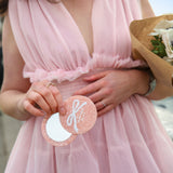 Hand-painted Vintage Bow Compact Mirror | Eco-Friendly