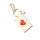 Hand-Painted Love Mail Bag Charm + Keychain | Eco-Friendly