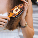 Hand-Painted Good Luck Horseshoe Amazing Hair Day Brush | Eco-Friendly