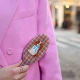Hand-Painted King Charles Amazing Hair Day Brush | Eco-Friendly