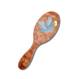 Hand-Painted Bluebird Amazing Hair Day Brush | Eco-Friendly