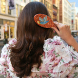 Hand-Painted Bluebird Amazing Hair Day Brush | Eco-Friendly
