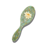 Hand-Painted Lotus Amazing Hair Day Brush | Eco-Friendly