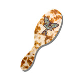 Hand-Painted Luna Moth Amazing Hair Day Brush | Eco-Friendly