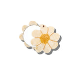 Hand-painted Vintage Daisy Compact Mirror | Eco-Friendly