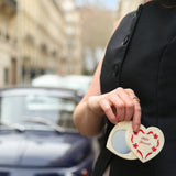 Hand-painted Locket Compact Mirror | Eco-Friendly
