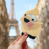 Hand-painted Sheep Compact Mirror | Eco-Friendly