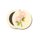 Hand-painted Wild Roses Compact Mirror | Eco-Friendly