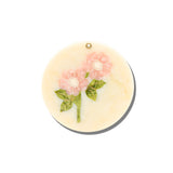 Hand-painted Wild Roses Compact Mirror | Eco-Friendly