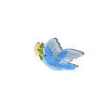 Hand-painted Bluebird Claw Hair Clip | Eco-Friendly