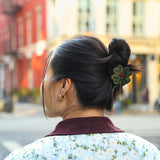 Hand-painted Wild Clover Claw Hair Clip | Eco-Friendly