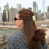 Hand-painted Vintage Daisy Stem Claw Hair Clip | Eco-Friendly