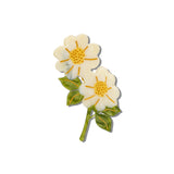 Hand-painted Vintage Daisy Stem Claw Hair Clip | Eco-Friendly