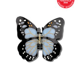 Hand-painted Monarch Butterfly Claw Hair Clip | Eco-Friendly