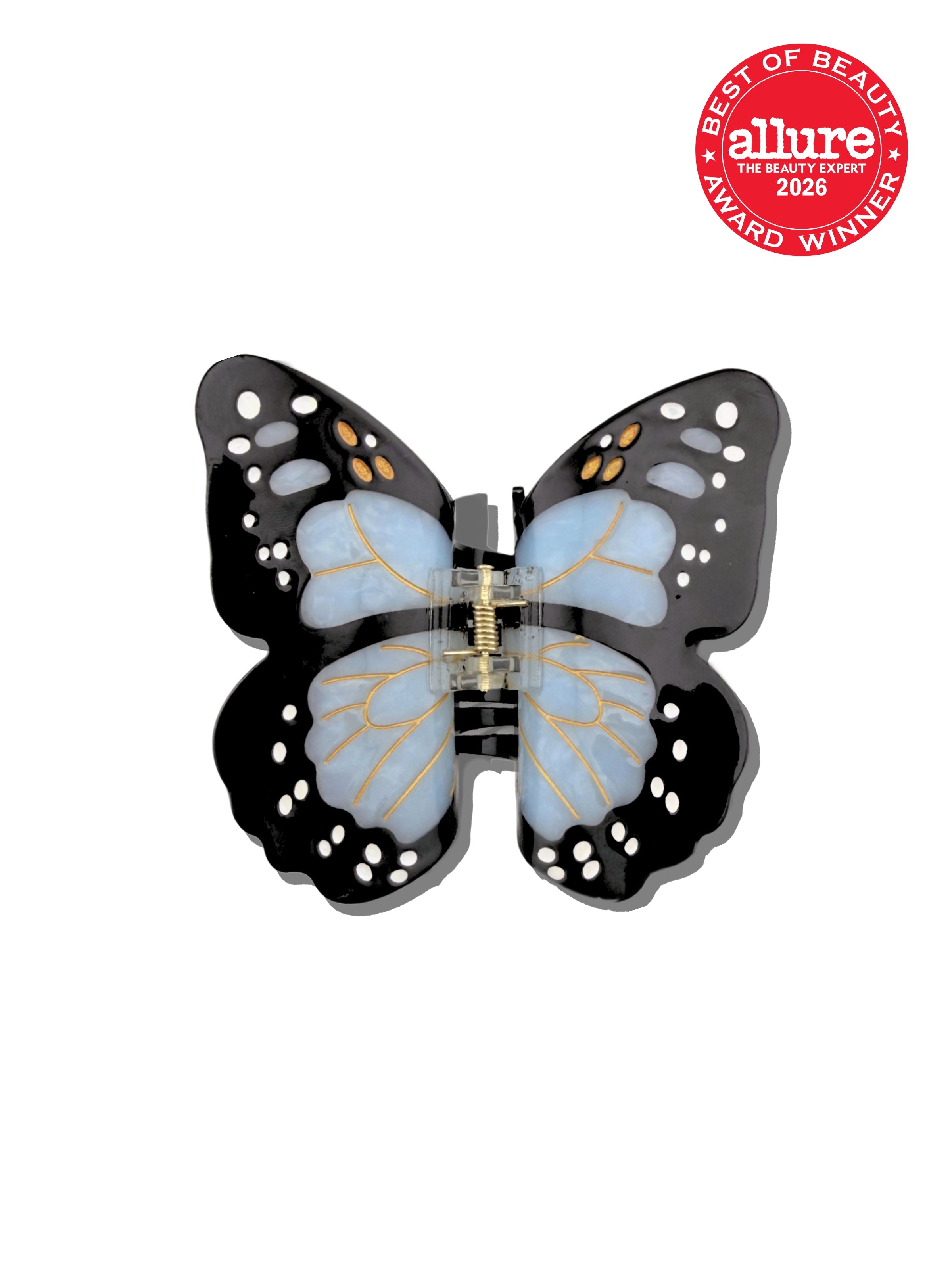 Hand-painted Monarch Butterfly Claw Hair Clip | Eco-Friendly