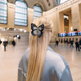 Hand-painted Monarch Butterfly Claw Hair Clip | Eco-Friendly