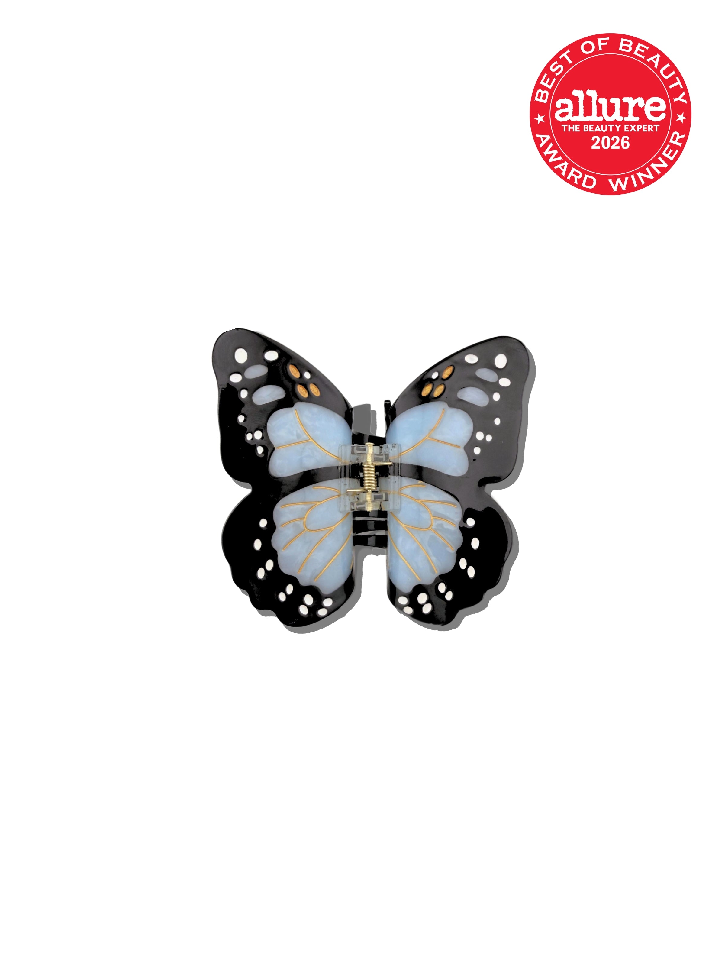 Hand-painted Mini Monarch Butterfly Claw Hair Clip | Eco-Friendly