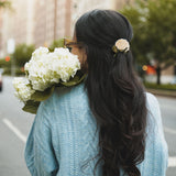 Hand-painted Hydrangea Claw Hair Clip | Eco-Friendly