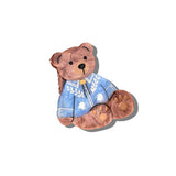 Hand-painted Cowboy Teddy Bear Claw Hair Clip | Eco-Friendly