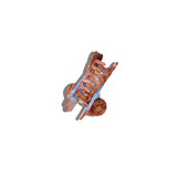 Hand-painted Cowboy Teddy Bear Claw Hair Clip | Eco-Friendly