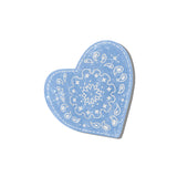 Hand-painted Paisley Heart Claw Hair Clip | Eco-Friendly