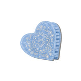 Hand-painted Paisley Heart Claw Hair Clip | Eco-Friendly