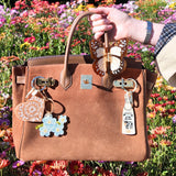 Hand-painted Boho Monarch Claw Hair Clip | Eco-Friendly