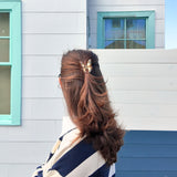 Hand-painted Mini Boho Monarch Claw Hair Clip | Eco-Friendly