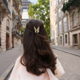 Hand-painted Mini Boho Monarch Claw Hair Clip | Eco-Friendly